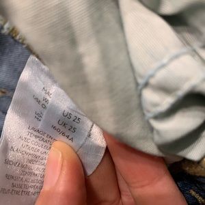 Skinny distressed free people jeans